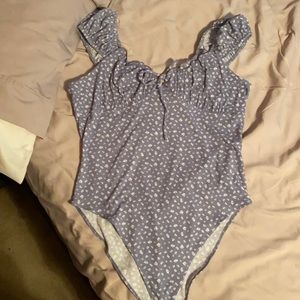 Body suit floral light weight shirt
